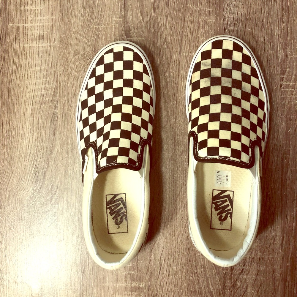 Black and White Checkered Vans